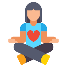 personnage en posture de méditation