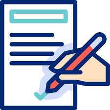 correction texte partiellement rédigé sur une feuille blanche avec crayon à la main