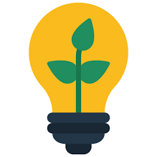 ampoule avec plantules en guise de filaments